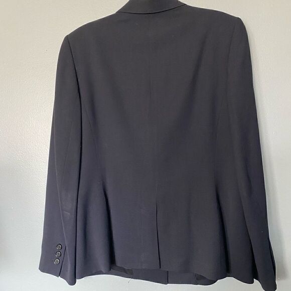 Petite Sophisticate stretch Blazer Wool Blend Black Lined 8 - Picture 5 of 8